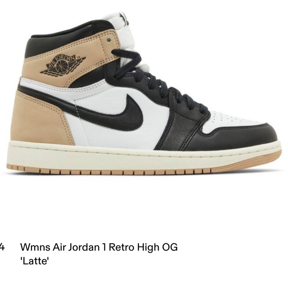 Nike Air Jordan 1 Retro High OG 'Latte' - Black, White, Tan